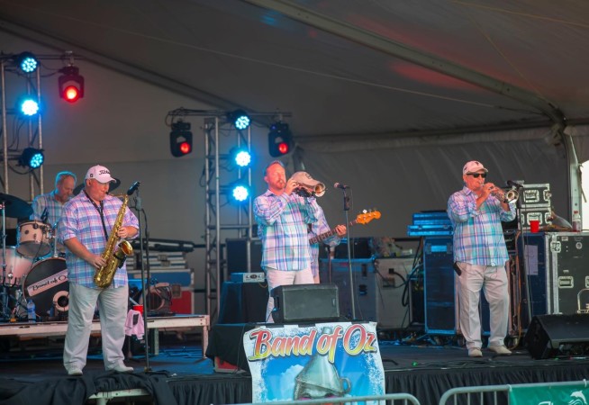 Beach Music Weekend features regional beach music bands playing classic sounds of summer at the beach. September.