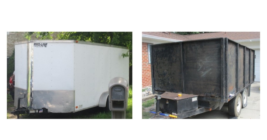 enclosed trailer